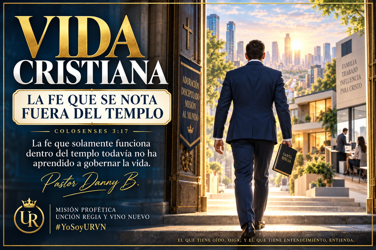 La fe que se nota fuera del templo
